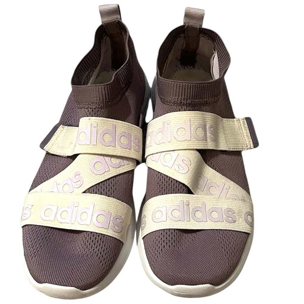 Adidas Khoe Adapt X Purple & White Strap Shoes Sneakers Size 9
